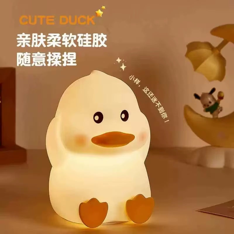 Cute Cartoon Animals Night Light Healing Warm Light USB Accompanying Sleep Night Light for Girl'S/Sisters/Friend Gift