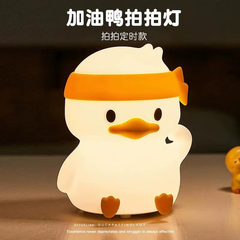 Cute Cartoon Animals Night Light Healing Warm Light USB Accompanying Sleep Night Light for Girl'S/Sisters/Friend Gift