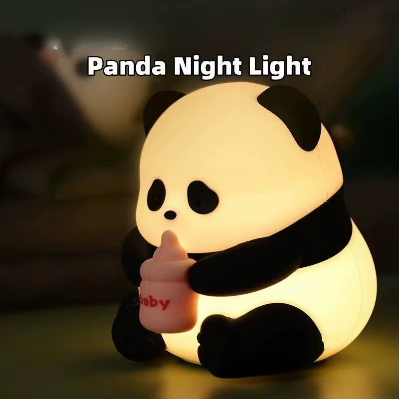 Cute Cartoon Animals Night Light Healing Warm Light USB Accompanying Sleep Night Light for Girl'S/Sisters/Friend Gift