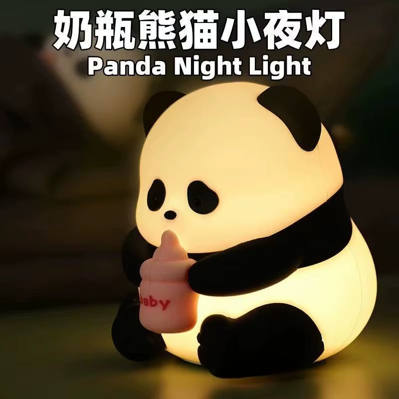 Cute Cartoon Animals Night Light Healing Warm Light USB Accompanying Sleep Night Light for Girl'S/Sisters/Friend Gift