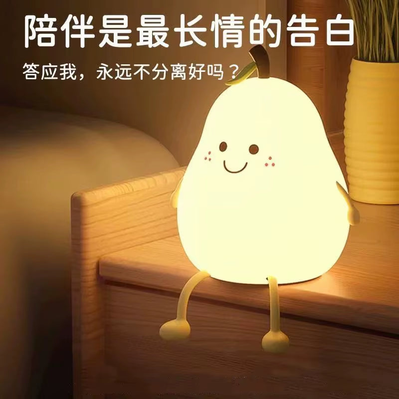 Cute Cartoon Animals Night Light Healing Warm Light USB Accompanying Sleep Night Light for Girl'S/Sisters/Friend Gift